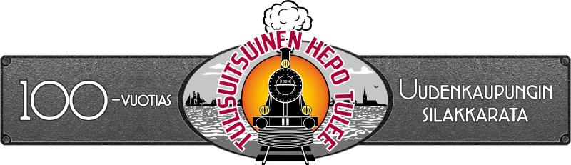 piirroskuva höyryveturi saapuu Uuteenkaupunkiin